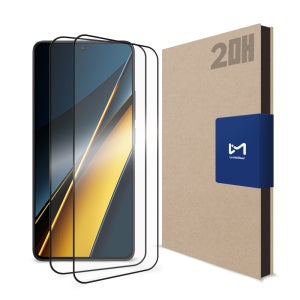 르메이어 풀커버 9H 강화유리 액정보호필름 샤오미 POCO M7 PRO 5G, 2매입