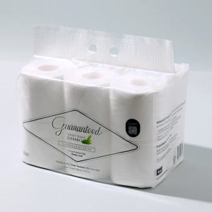 바스틀리 대나무 스노우 토일렛 12롤 4겹 먼지없는 고급 화장지 뱀부 물에잘녹는 두루마리 휴지