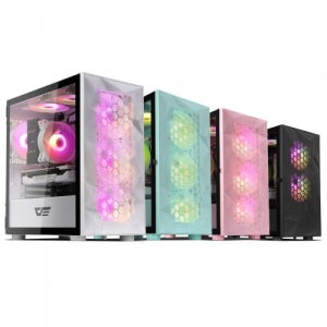 darkFlash DLM21 RGB MESH 강화유리 화이트/ M