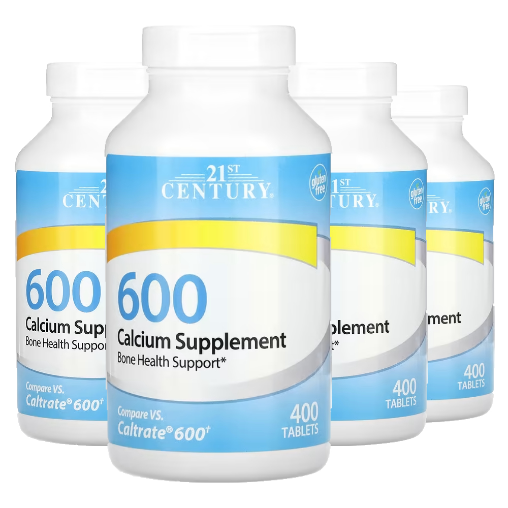 21세기센트리 <b>600 칼슘</b> 서플리먼트 400정 4개