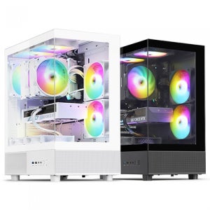 darkFlash DB330X RGB 강화유리 (화이트)/ M