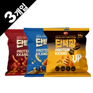 무설탕 현미 글루텐프리 단백질 과자 단백깡 혼합, 50g, 3개