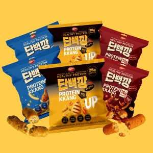 단백질 최대26g 다이어트 건강 간식 단백질 과자 단백깡 혼합, 50g, 6개