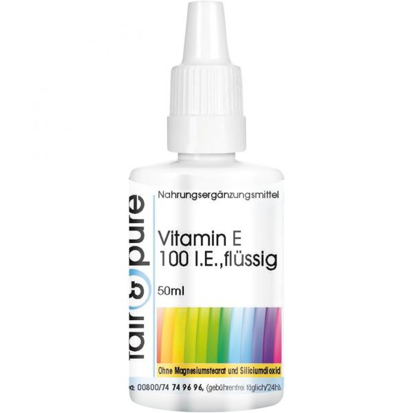 해외배송 페어 &amp; <b>퓨어</b> <b>비타민</b>E 오일 100IU 50ml 레몬 오일을 포함 <b>D</b> <b>알파 토코페롤</b> 드롭스 내부 외부