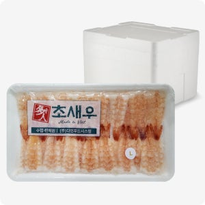 [다인] 초밥용 새우 L 4g (30미) 베트남 초새우 네타 초밥재료 120g, 60개