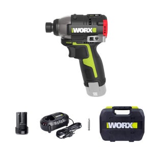 웍스 충전 임팩드라이버 전동 드릴 12V 2.0Ah 배터리1개 BL WU132X.1