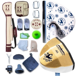 히어로 파크골프채 초경량 카본샤프트 국산 프리미엄 14종 풀세트
