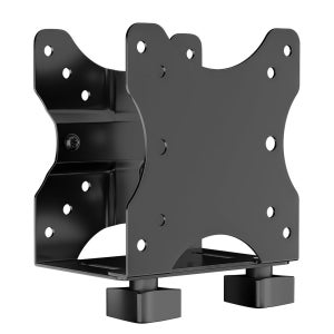 조절 가능한 얇은 아래를 마운트, 블랙 스탠드 와이드 - PC 마운트 0.67인치 CPU, 지원 모니터링할 미니 폴 또는 - 수 2.8인치 있는 클라이언트 책상 브래킷 팔,