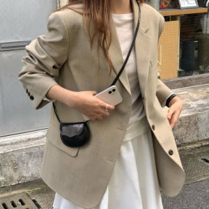 베 당일 버베인 마를렌 오버핏 블레이저 자켓 2603 카라 긴팔 싱글 쓰리버튼 봄 아우터