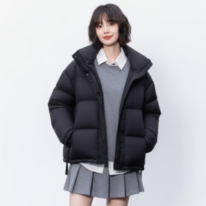 여성 숏패딩 점퍼 겨울패딩 따뜻한 다운 재킷 경량