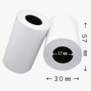 휴대용카드결제기 영수증용지 영수감열지 무선카드단말기용지 57X30 기본10롤