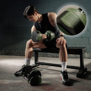 멜킨 그립톤 무게조절 덤벨 24kg 단위 1kg 중량 조절 홈짐 조립아령 조립식 세트