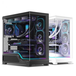 마이크로닉스 WIZMAX 슬로프 C30 (블랙) 미들타워