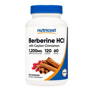뉴트리코스트 베르베린 HCL 실론 시나몬 1200MG 캡슐 120정 1병 60회분
