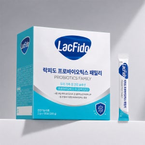 락피도 프로바이오틱스 온가족 유산균 패밀리 30억CFU 2g 100포, 1개
