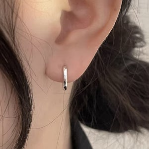 S925 순은 원터치 링귀걸이 5mm 7mm 9mm 아르제아