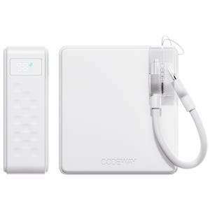 코드웨이 10000mAh 보조배터리 기내반입 휴대용 미니 고속충전 배터리 화이트