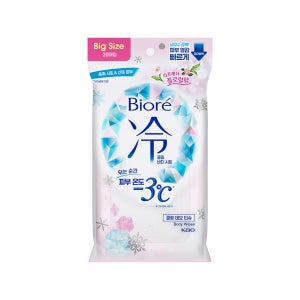 비오레 쿨링 바디 시트 리프레쉬 플로럴향 20매