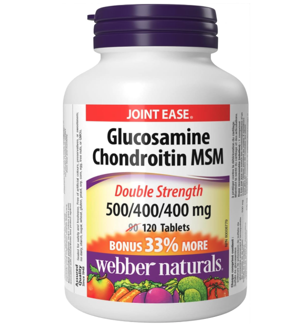 웨버네츄럴스 글루코사민 콘드로이친 500/400mg 120정, 1개