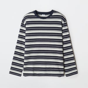 [N배송][내추럴코튼] 스파오 멀티 스트라이프 긴팔티 SPLSG23C03