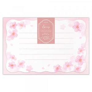 NB 편지지 세트 스프링 벚꽃 소식