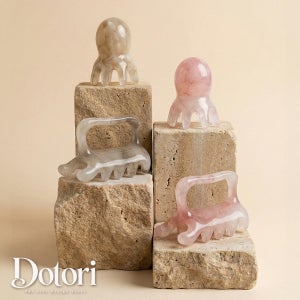 [Dotori] 도토리 괄사 세트 1+1+1 l 얼굴,목 림프 지압 l 셀프 홈케어