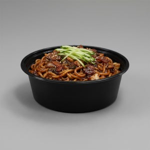 PP일회용 원형 용기 750ml 150개 세트 중화용기 비빔밥포장