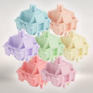 KTT 마카롱 축 Macaroon 기계식 키보드 리니어 택타일 스위치 공장윤활