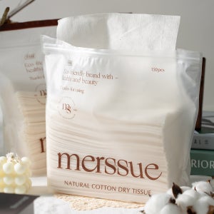 메르슈 무표백 순면 일회용 페이스타올 450매(150매3팩) 대용량