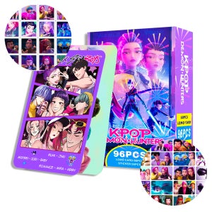 케이팝 데몬 헌터스 카드 포토 케데헌 굿즈 G세트(포카+스티커), 96장