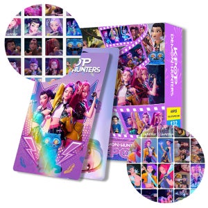 케이팝 데몬 헌터스 카드 포토 케데헌 굿즈 J세트(포카+스티커), 132장