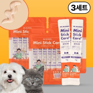 닥터맘마 미니스틱 강아지 츄르 짜먹는 간식 습식 건강식 죽 유동식 퓨레 유리너리+요로결석, 150g, 3개