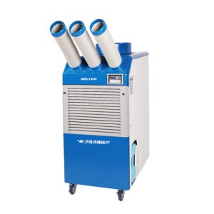 웰템 인증점 대형 3구 이동식에어컨 산업용 업소용 공장 코끼리에어컨 국산 WPC-9000