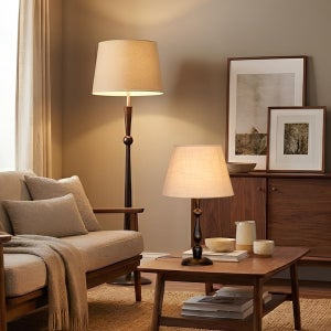 Baroque 바로크 우드 단스탠드+장스탠드 SET (2colors) 원목 우드 조명