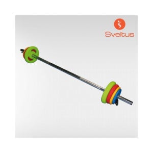 스벨투스 킷플레이트 위드 핸들 바벨15kg+바+스탑디스크세트 헬스