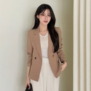 [클라비스] 린넨라이크 테일러드 자켓_CVJKG2401M