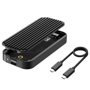 인네트워크 USB4.0/썬더볼트4 40G M.2 NVMe SSD 지원 방열 메탈 외장 케이스 IN-SN40