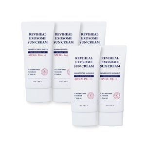 대용량구성 리비힐 엑소좀 선크림 50ml 5개 피부과 애프터 선케어