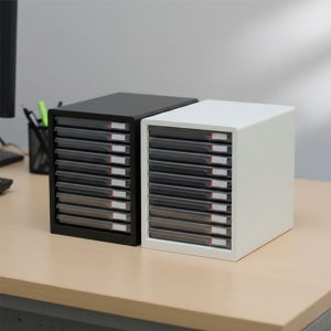 아이리스 코리아 서류 보관함 서류정리함 A4 트레이 사무실 문서 10단 서랍장 수납함