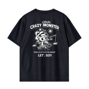 크레이지몬스터 낚시복 LETGO 크라키 기능성 낚시 반팔 티셔츠