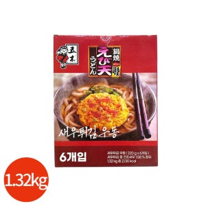 이츠키 새우 튀김우동 220g x 6개