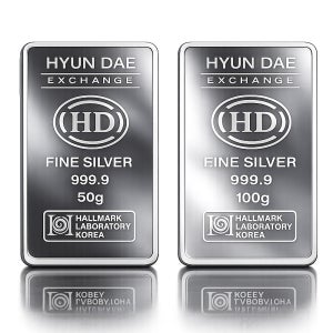 순은 실버바 999.9% 포나인 50g 100g 은테크 은투자 보증서