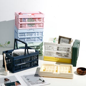 플라라 수납함 접이식 정리 바스켓 미니 폴딩바스켓