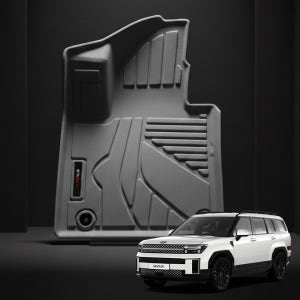 가온 TPE 카매트 차량용 발매트 디올뉴싼타페 MX5 6인 TEH104, 운전석+조수석+뒷자석