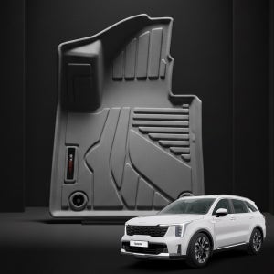 가온 TPE 카매트 차량용 발매트 쏘렌토MQ4 하이브리드 TEK104, 운전석+조수석+뒷자석