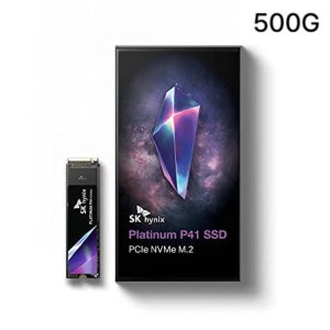 SK하이닉스 SK hynix Platinum P41 500GB PCIe 4.0 NVMe M.2 2280 SSD PS5 호환