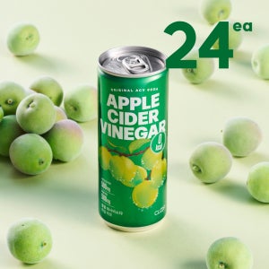 클룹 애사비소다 제로 탄산음료 매실, 250ml, 24개