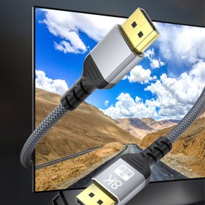 끼움 프리미엄 초고속 1.4v 8K 해상도 UHD 모니터 DP to DP 양방향 케이블 3M