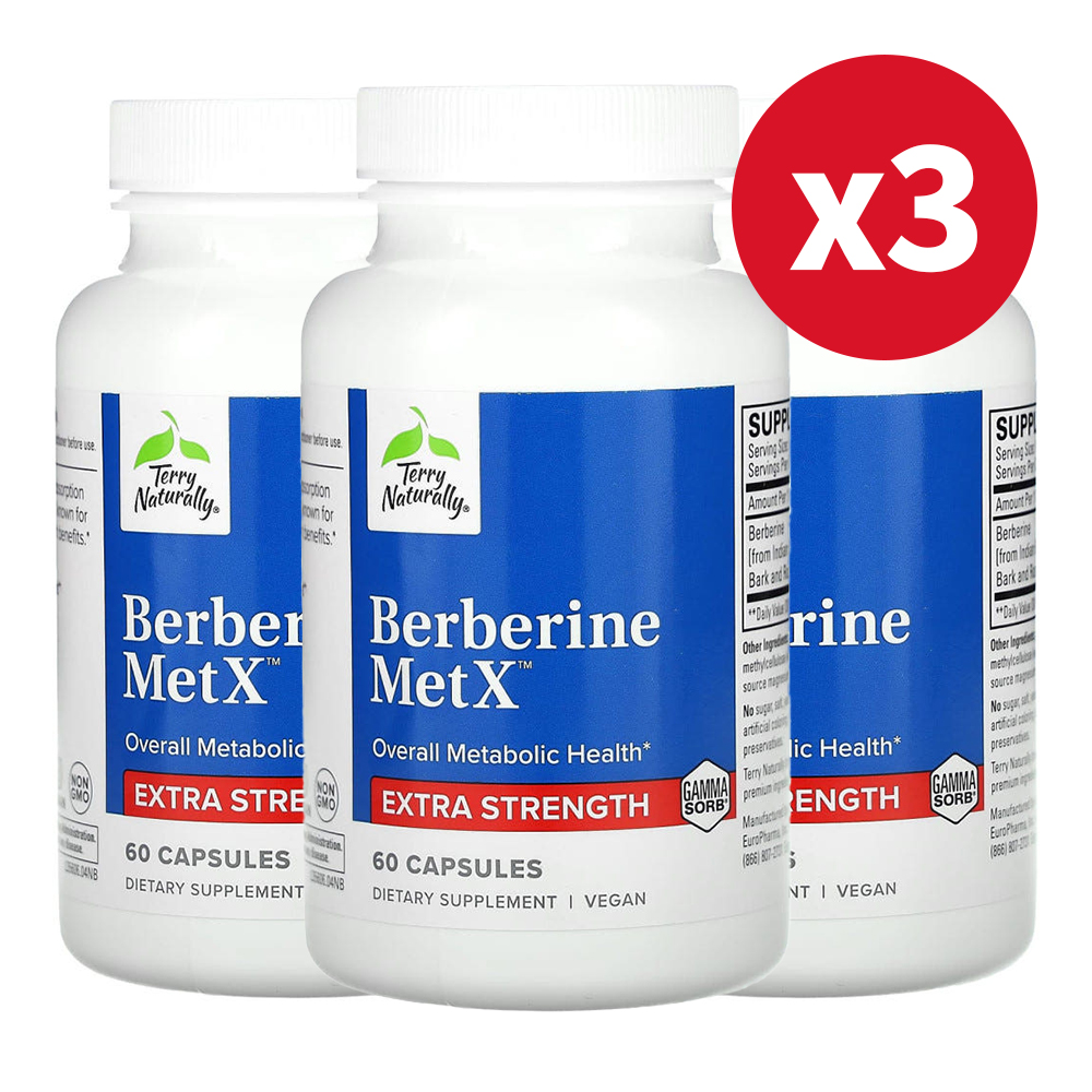 <b>테리내추럴리</b> 베르베린 메트엑스 metx 60캡슐, 3개