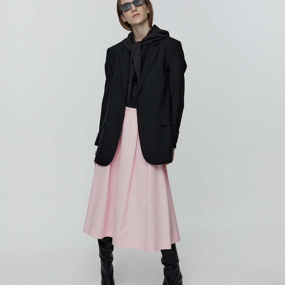 [르하스] [DE BASE] SINGLE BREASTED JACKET_BLACK